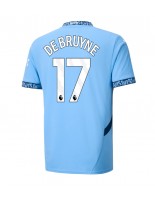 Manchester City Kevin De Bruyne #17 Hjemmedrakt 2024-25 Korte ermer